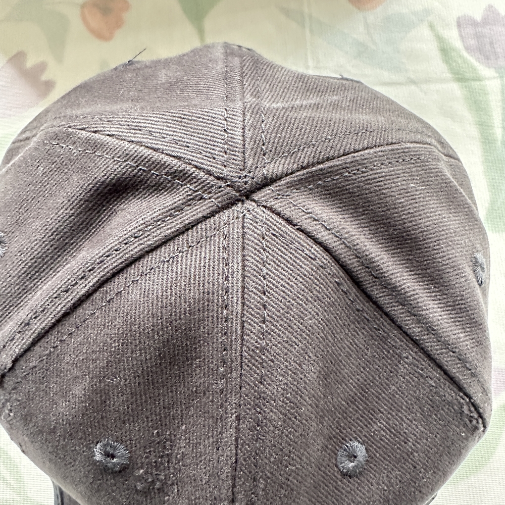 Balenciaga Black Distressed Baseball Cap with Double Brim and Embroidery - Picture 7 of 10